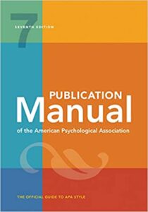 APA Style Guide book